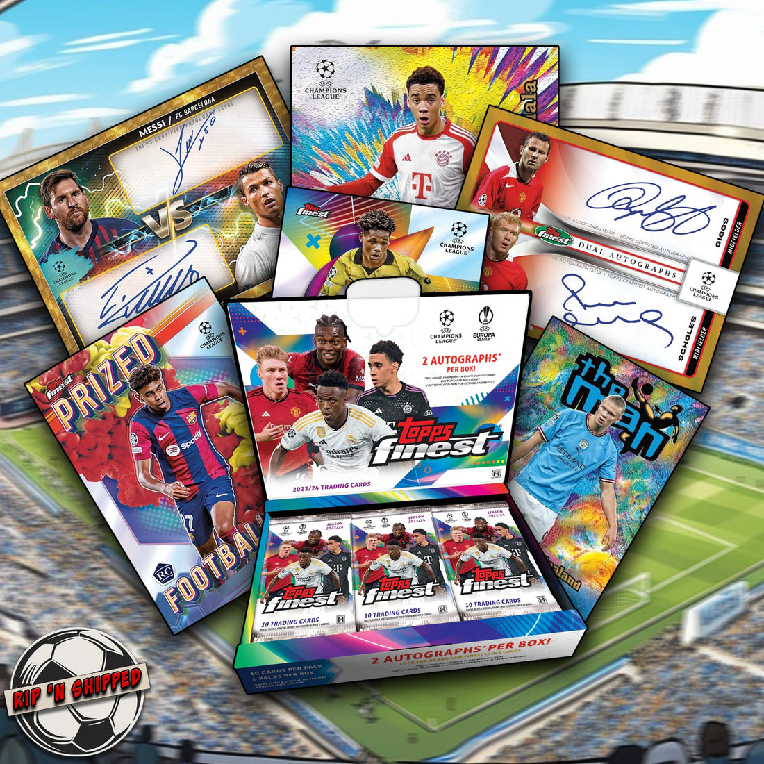 2023-24 Topps Finest UEFA Club Competitions Soccer Checklist