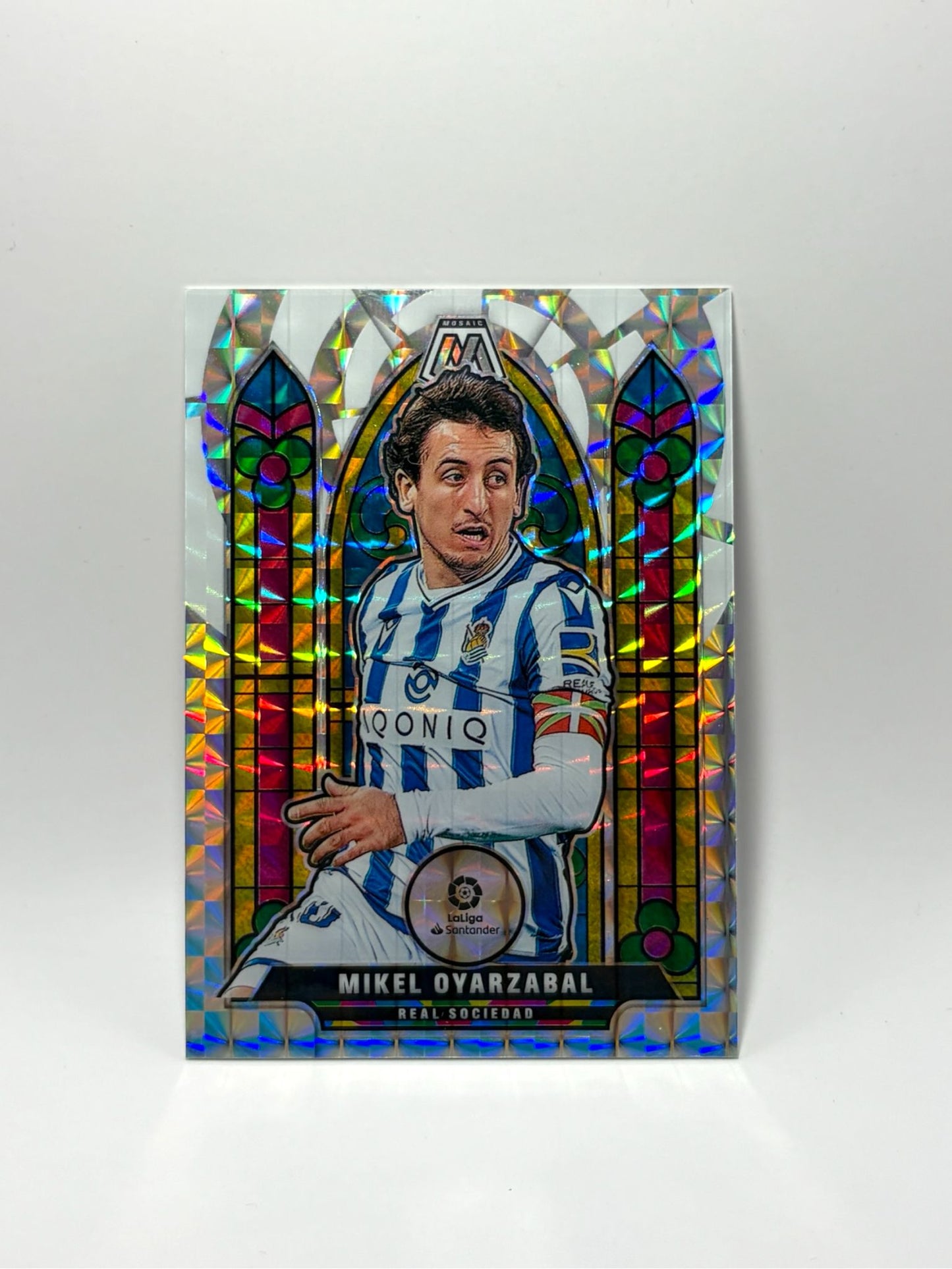2020-21 Panini Mosaic Laliga Mikel Oyarzabal Stained Glass