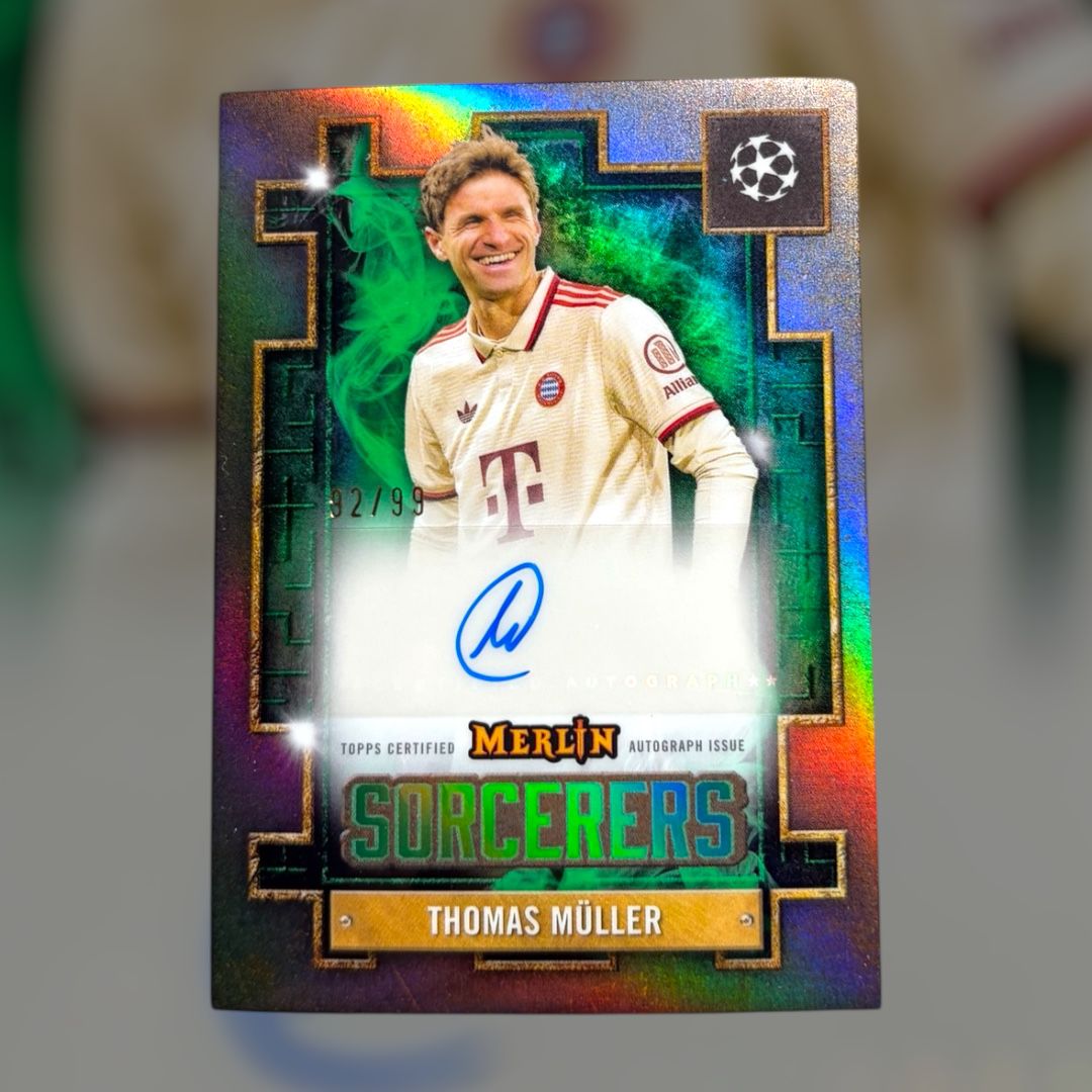 2024-25 Topps Merlin Thomas Müller Sorcerers Autograph /99