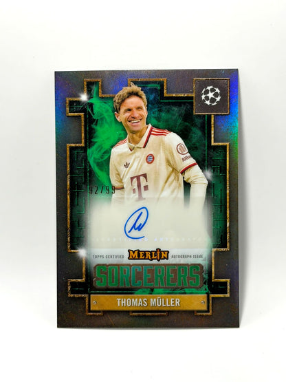 2024-25 Topps Merlin Thomas Müller Sorcerers Autograph /99