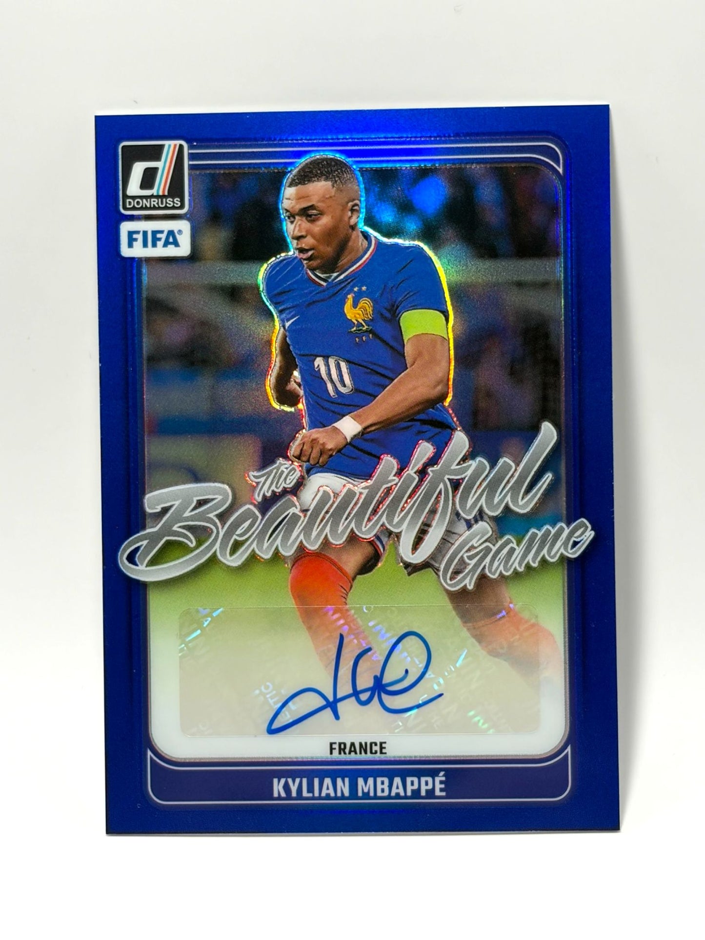 2024-25 Panini Donruss Kylian Mbappe Thea Beautiful Game Autograph /99
