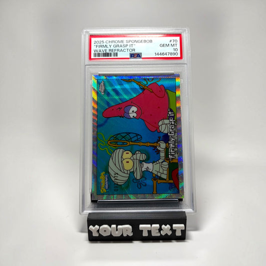 Print 'n Shipped Customized Card Stands ( Only Text )