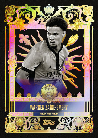 2024-25 Topps Paris Saint-Germain Official Team Set Box