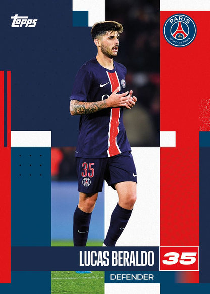 2024-25 Topps Paris Saint-Germain Official Team Set Box