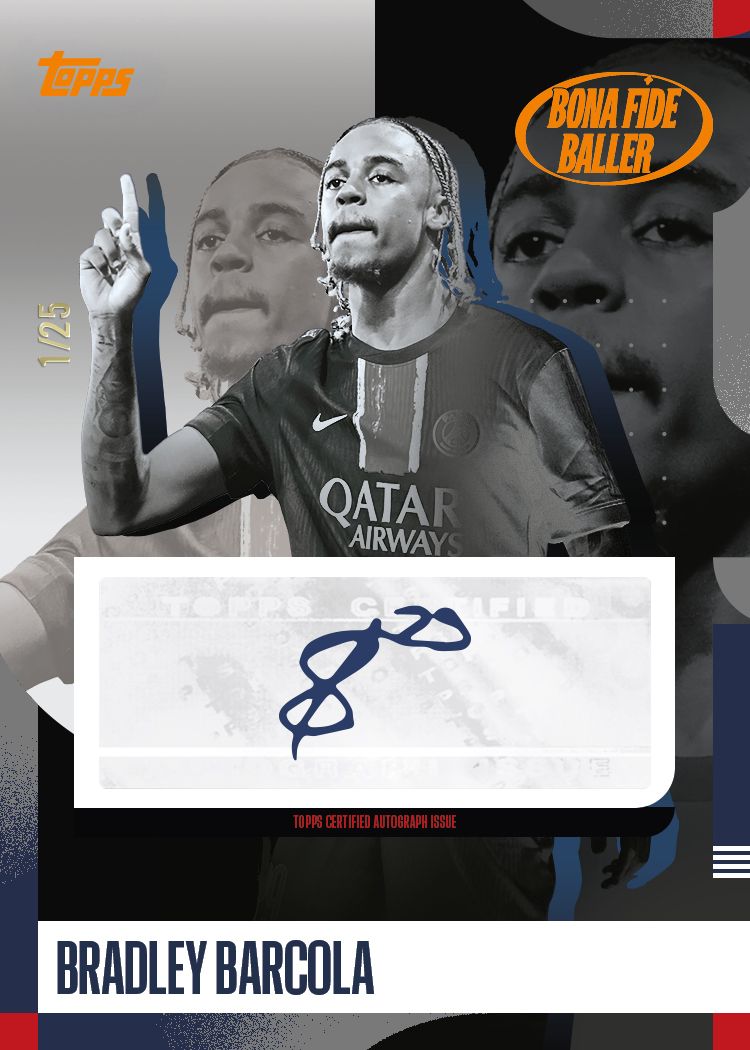 2024-25 Topps Paris Saint-Germain Official Team Set Box